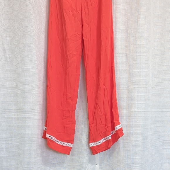 Red Ruffled Jumpsuit - Picture 7 of 16